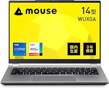 Amazon.co.jp: mouse B4 【3年保証】 ノートパソコン (Core i7 1355U